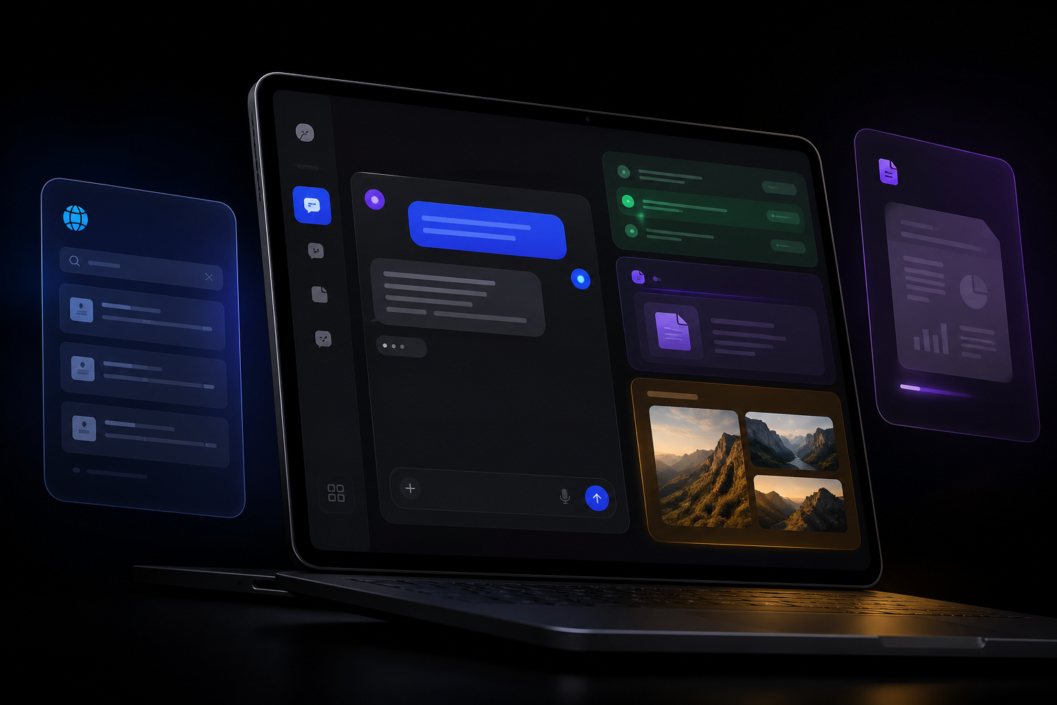 ChatMore work prompts and AI assistant workflow on iPhone